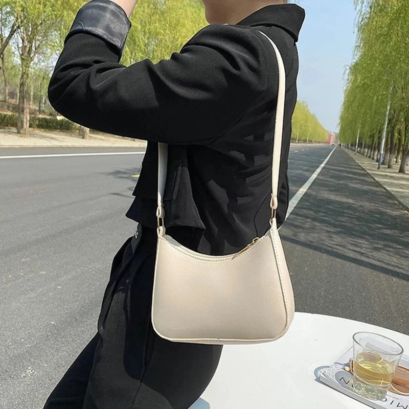 JORJI™ Retro PU Leather Shoulder Bag