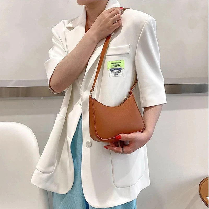 JORJI™ Retro PU Leather Shoulder Bag