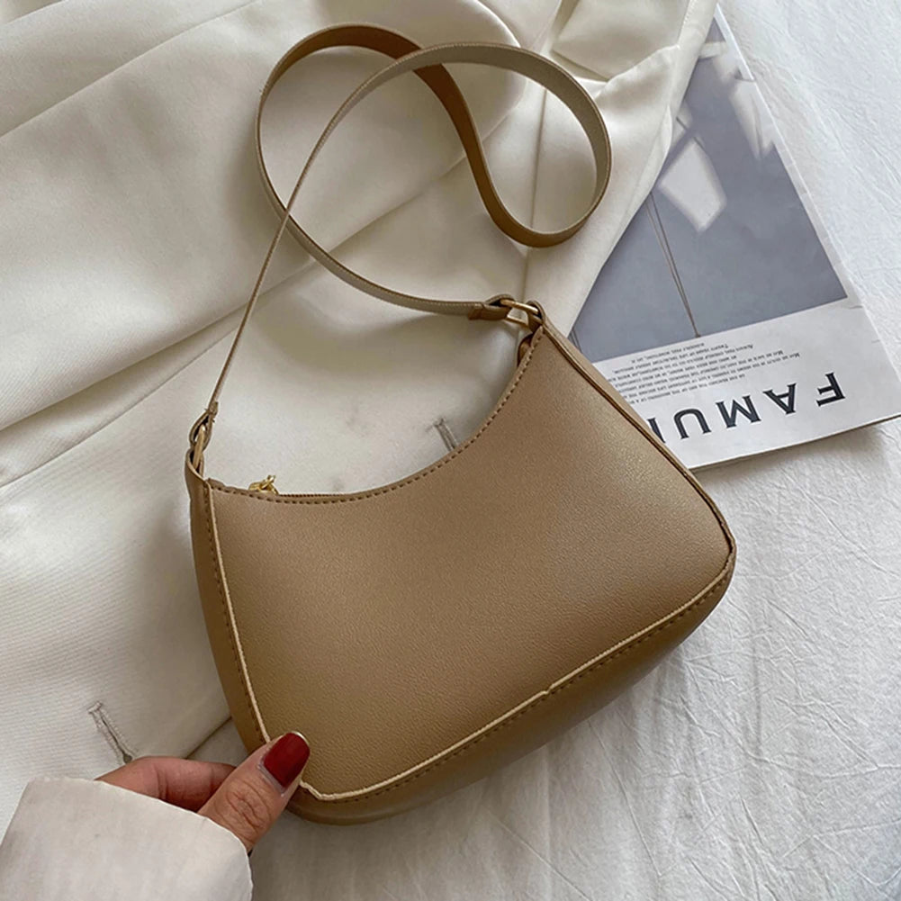 JORJI™ Retro PU Leather Shoulder Bag