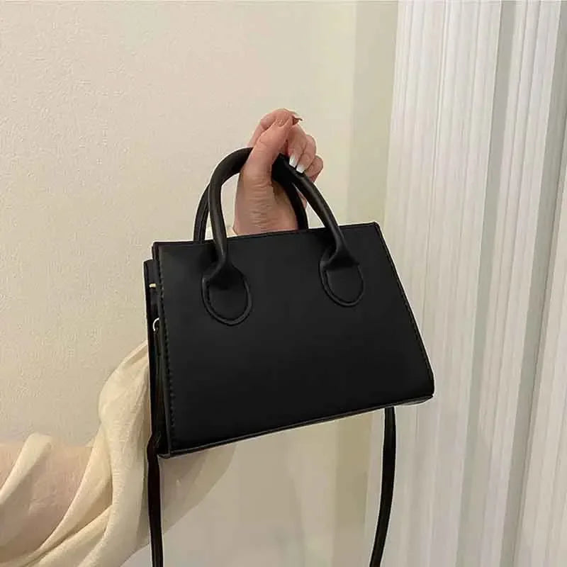JORJI™ Minimalist Black Square Bag