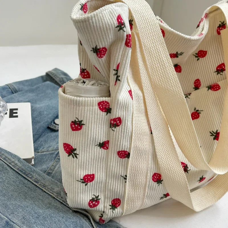JORJI™ Forest Fresh Corduroy Tote
