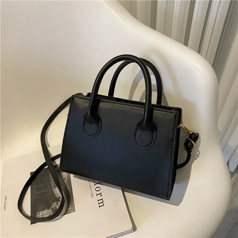 JORJI™ Minimalist Black Square Bag