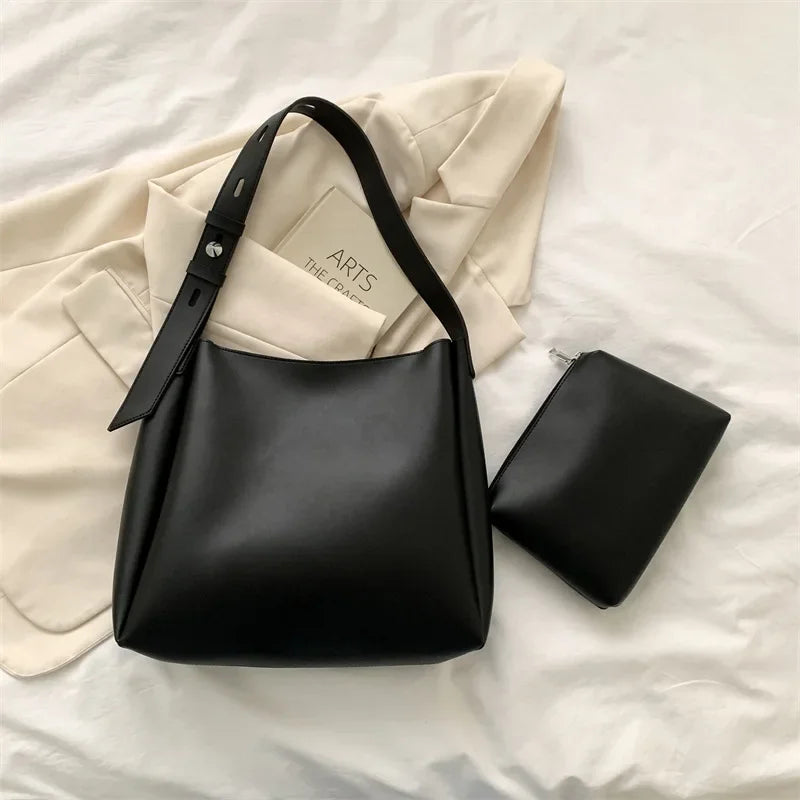JORJI™ 2025 Trend Leather Tote & Purse Set