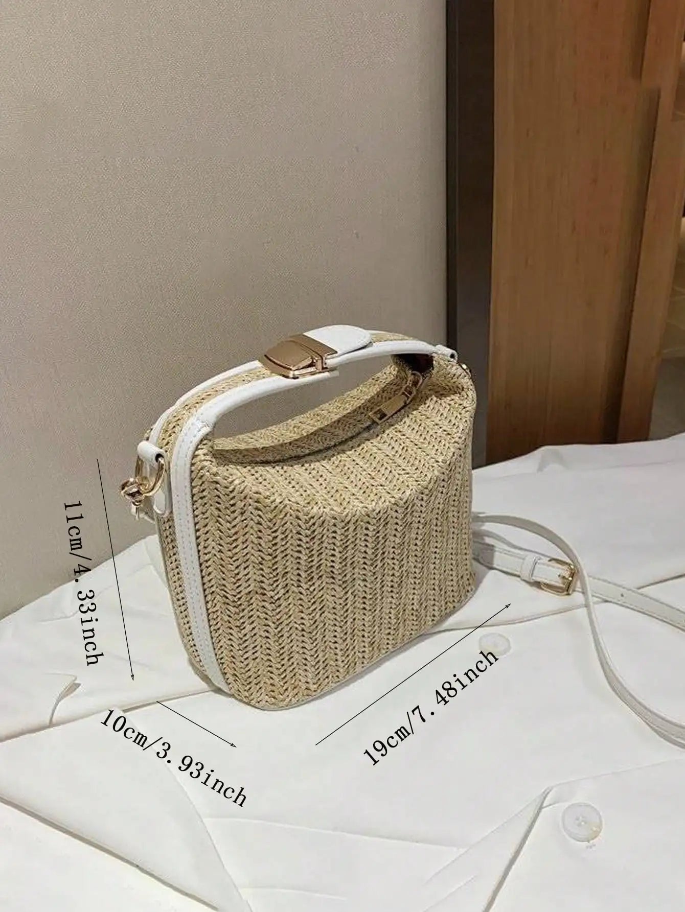 JORJI™ Summer Woven Crossbody Bag