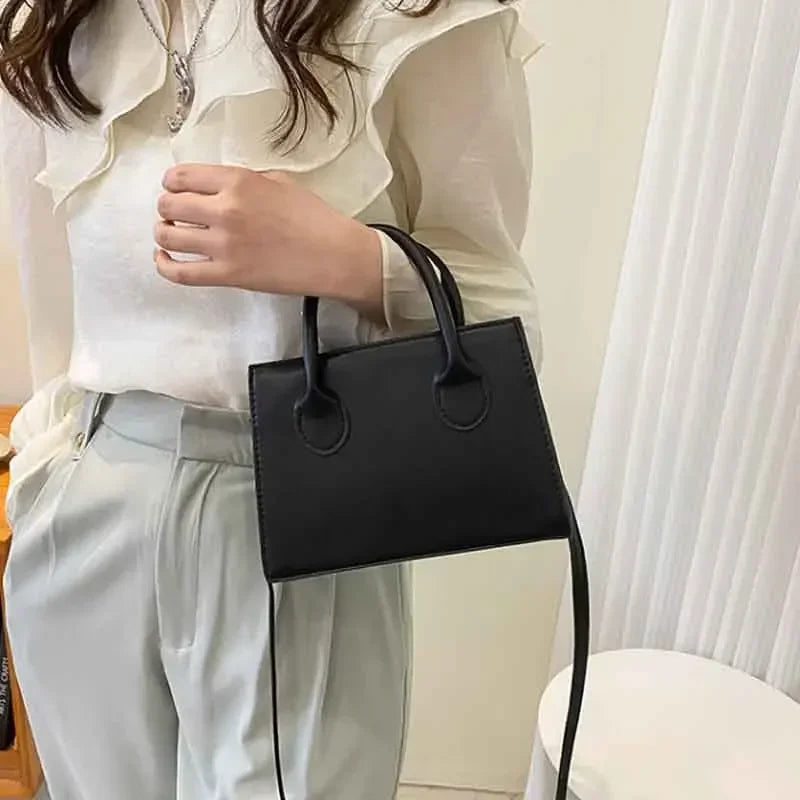 JORJI™ Minimalist Black Square Bag