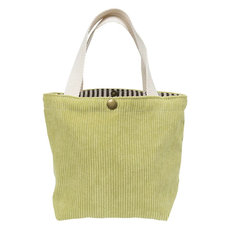 JORJI™ Small Corduroy Lunch Tote Bag