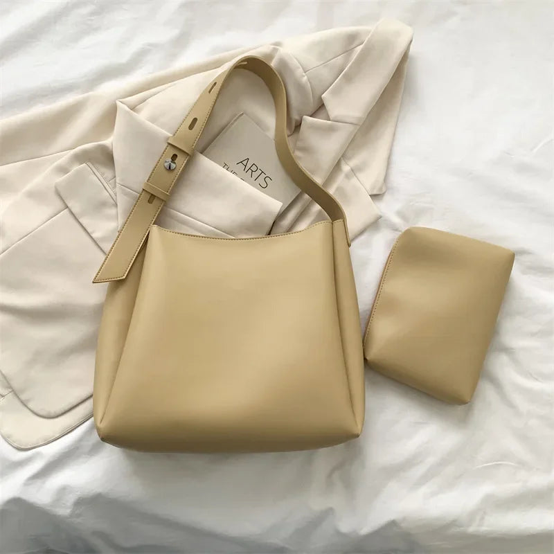 JORJI™ 2025 Trend Leather Tote & Purse Set