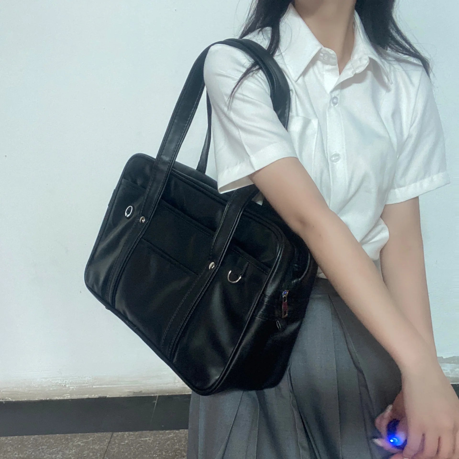 JORJI™ Japanese-Inspired Waterproof Messenger Bag