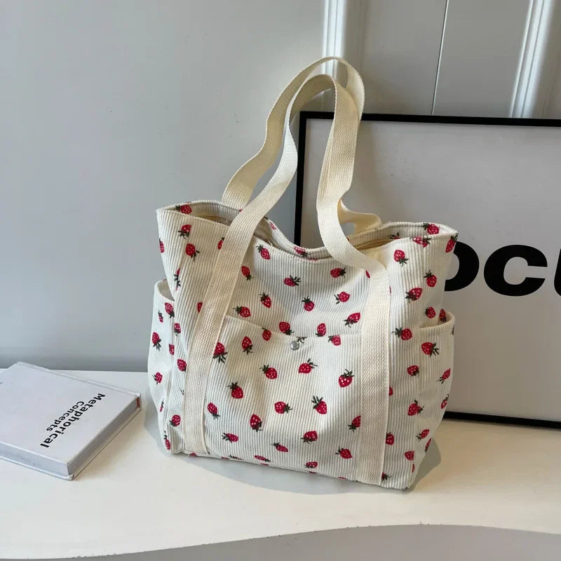 JORJI™ Forest Fresh Corduroy Tote