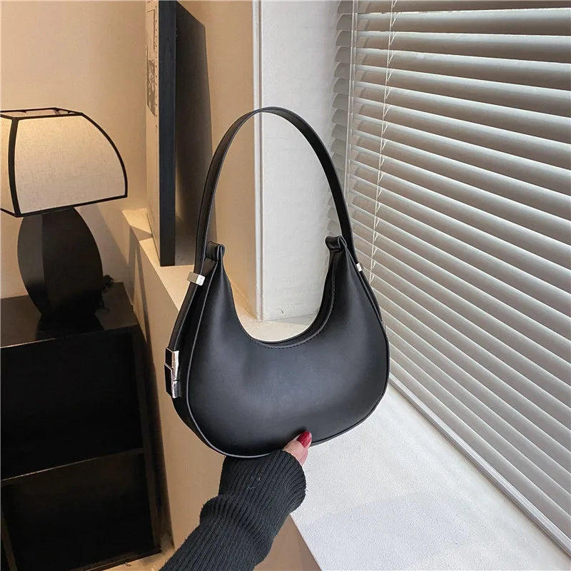 JORJI™ Luxury PU Leather Hobo Shoulder Bag
