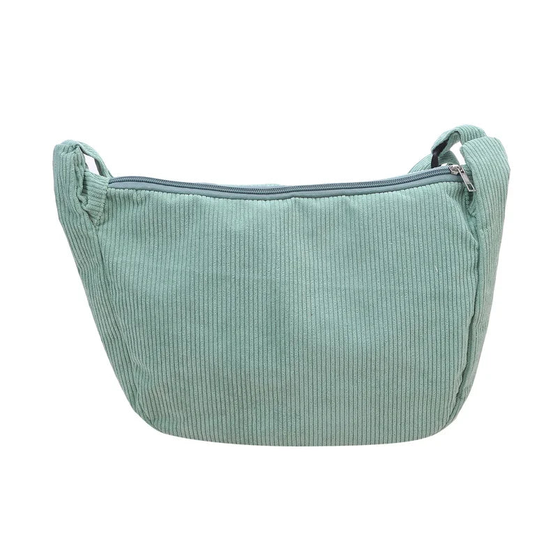 JORJI™ Minimalist Corduroy Shoulder Bag