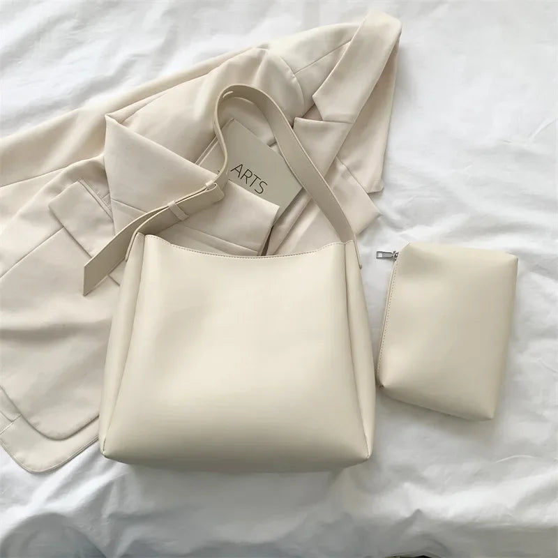 JORJI™ 2025 Trend Leather Tote & Purse Set
