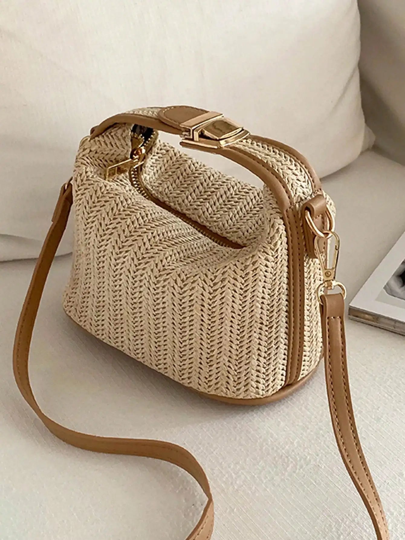 JORJI™ Summer Woven Crossbody Bag