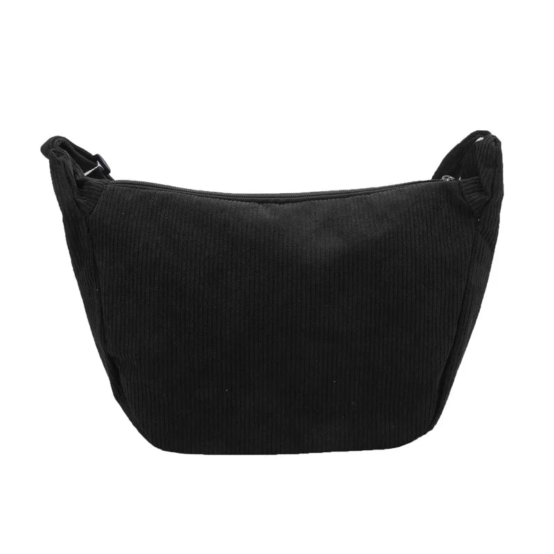 JORJI™ Minimalist Corduroy Shoulder Bag
