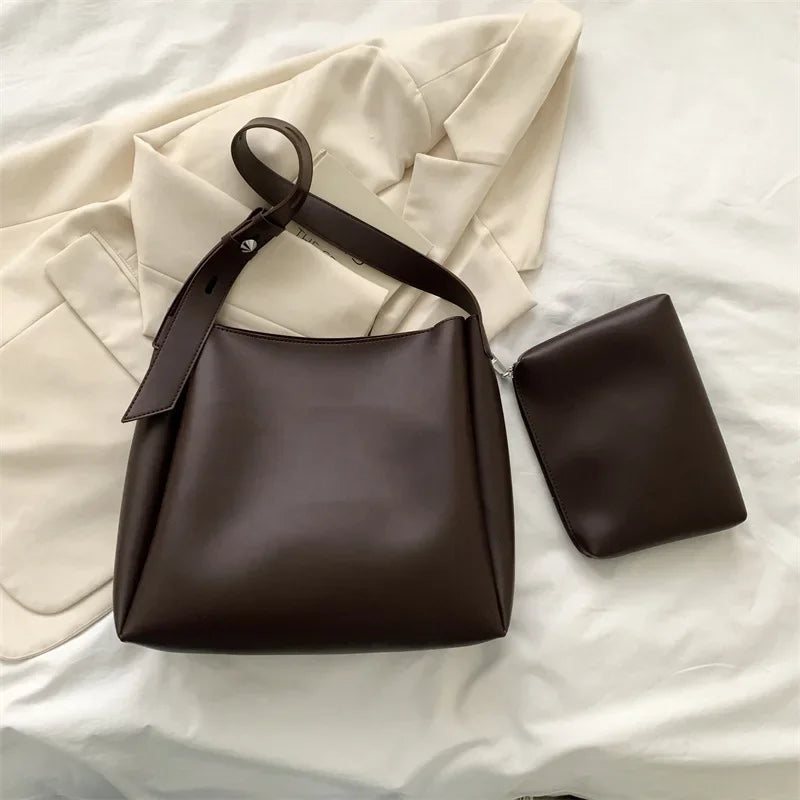 JORJI™ 2025 Trend Leather Tote & Purse Set