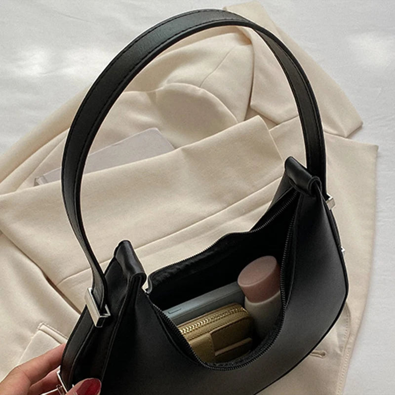 JORJI™ Luxury PU Leather Hobo Shoulder Bag