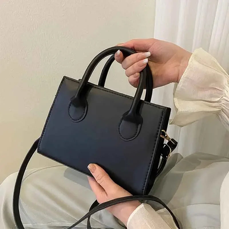 JORJI™ Minimalist Black Square Bag