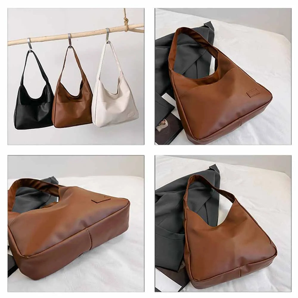 JORJI™ Retro Minimalist Shoulder Tote