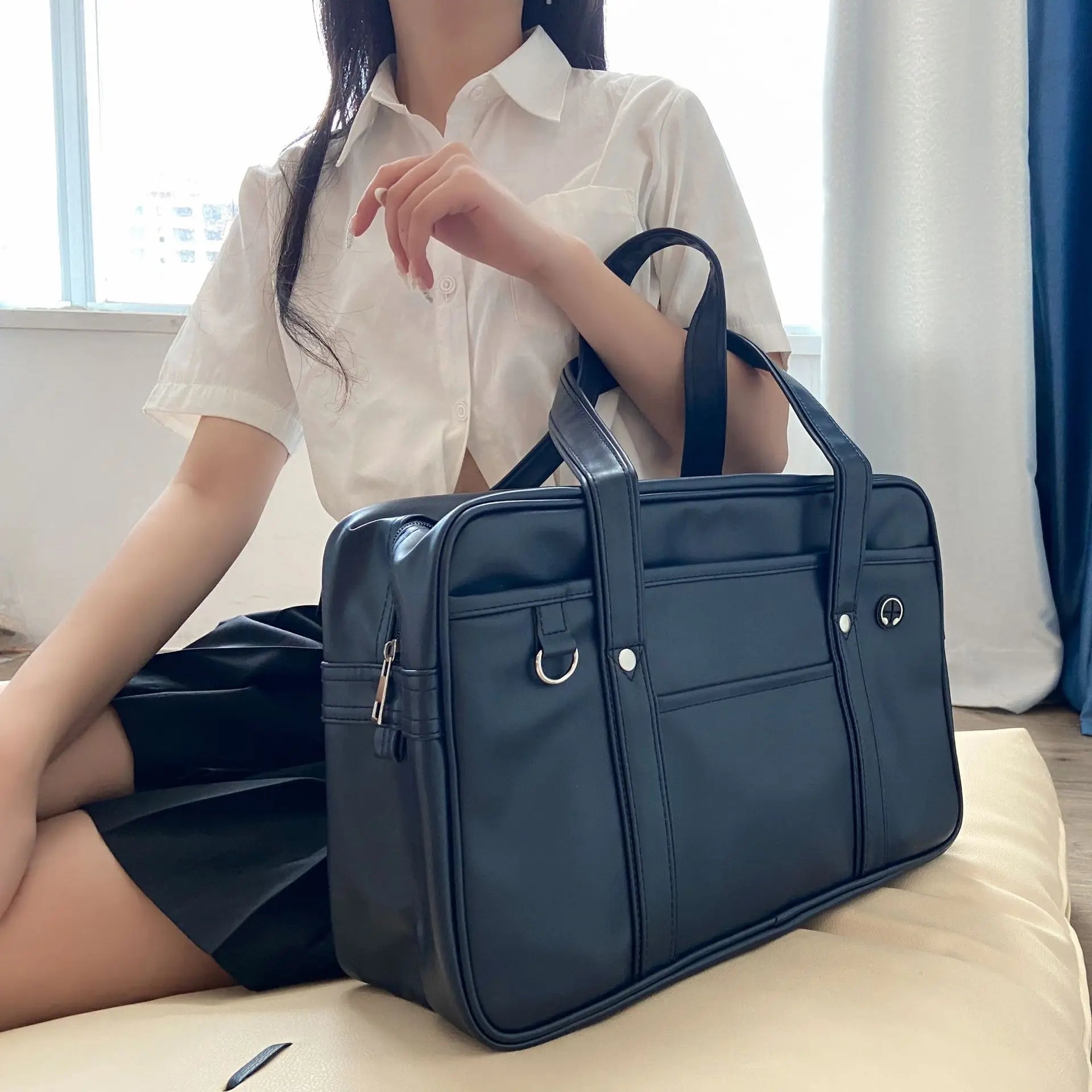 JORJI™ Japanese-Inspired Waterproof Messenger Bag