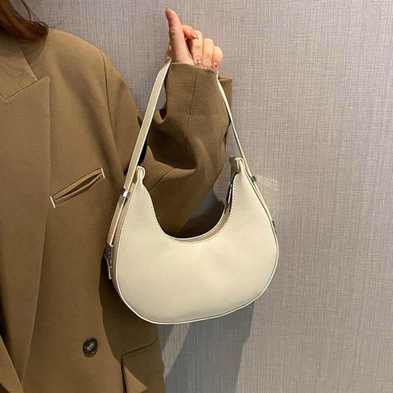 JORJI™ Luxury PU Leather Hobo Shoulder Bag