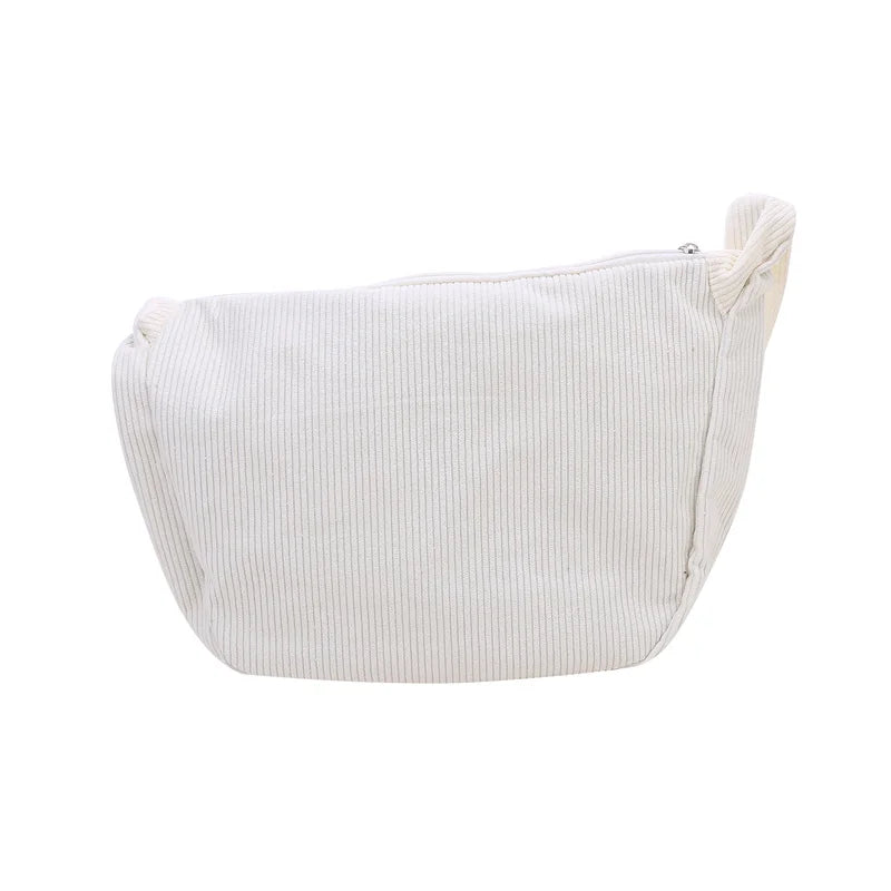 JORJI™ Minimalist Corduroy Shoulder Bag