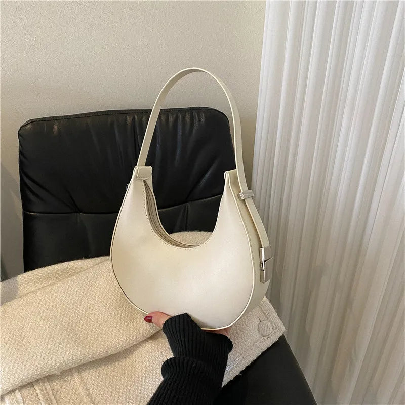 JORJI™ Luxury PU Leather Hobo Shoulder Bag