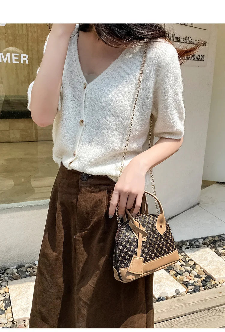 JORJI™ Floral Shell Crossbody Handbag