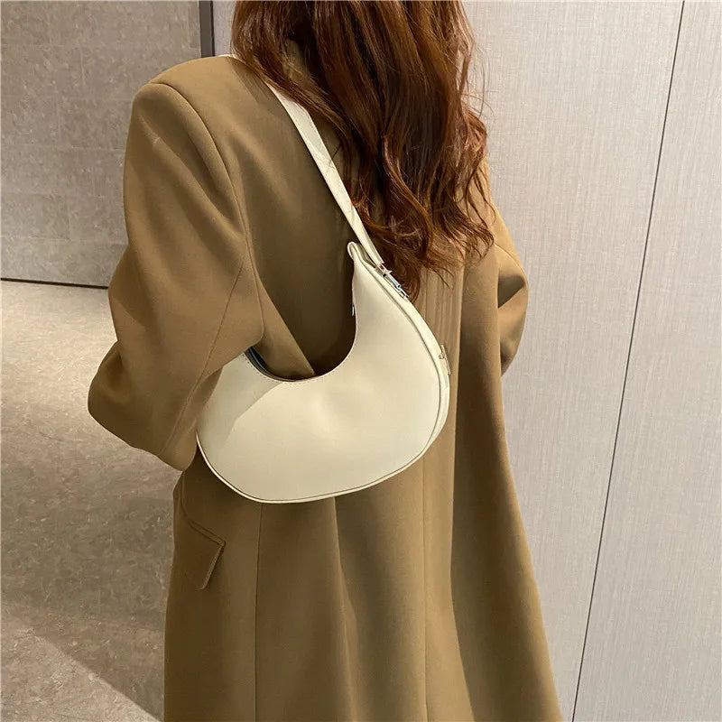 JORJI™ Luxury PU Leather Hobo Shoulder Bag