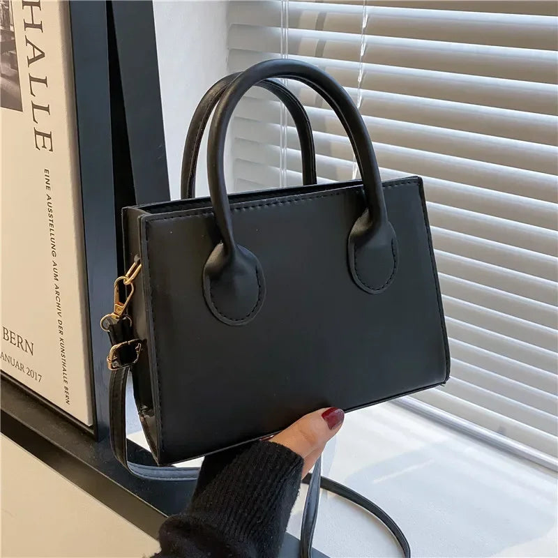 JORJI™ Minimalist Black Square Bag