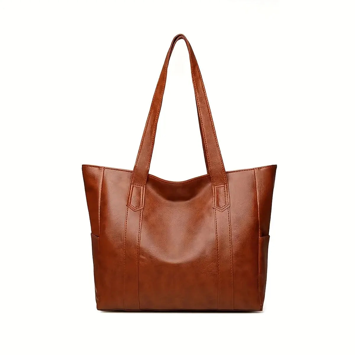 JORJI™ Vintage Vegan Leather Tote