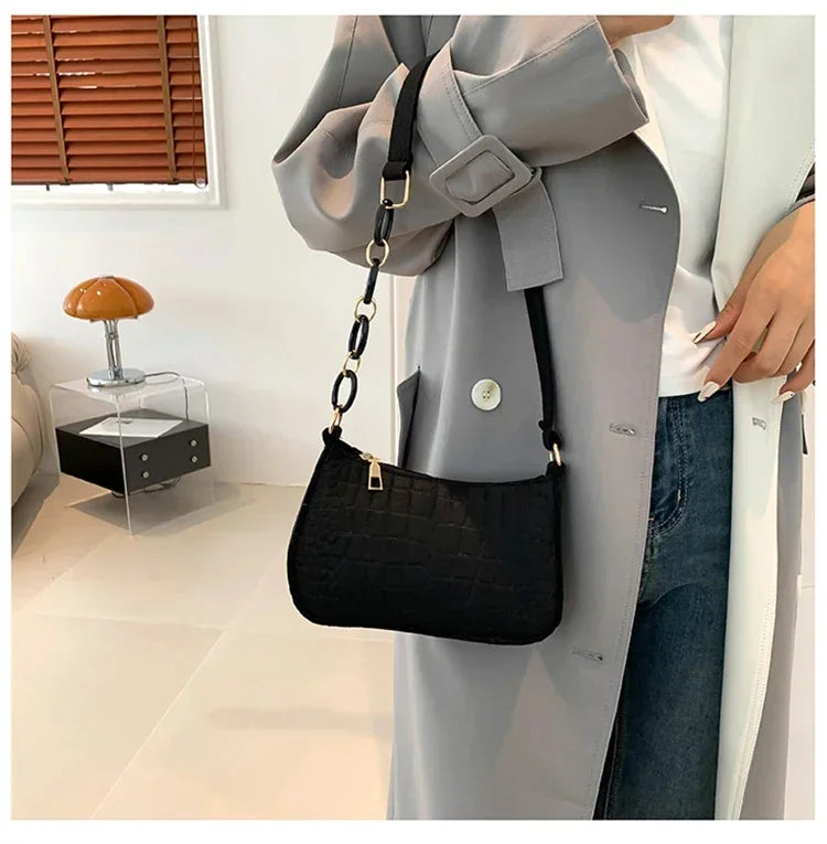 JORJI™ WoolStone Korean Square Shoulder Bag