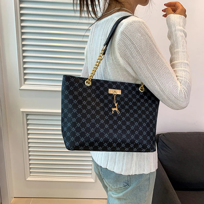 JORJI™ GrandVision Soft Leather Tote Bag