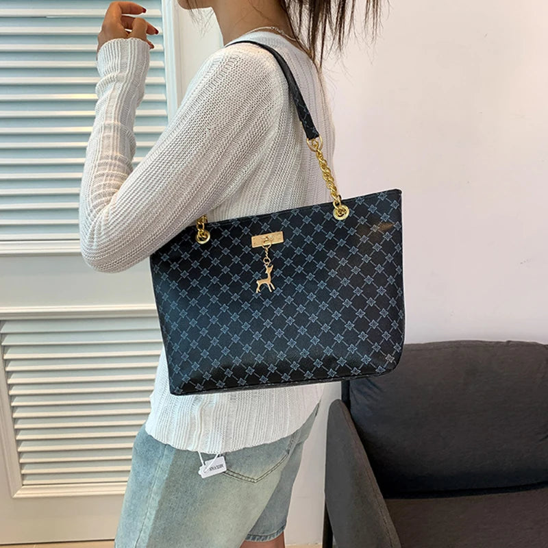 JORJI™ GrandVision Soft Leather Tote Bag