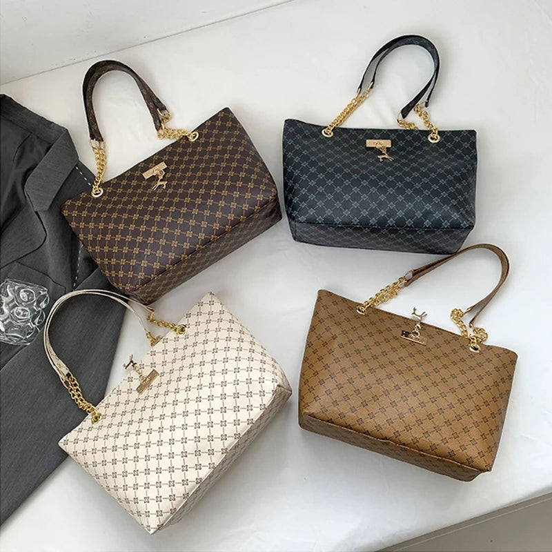 JORJI™ GrandVision Soft Leather Tote Bag