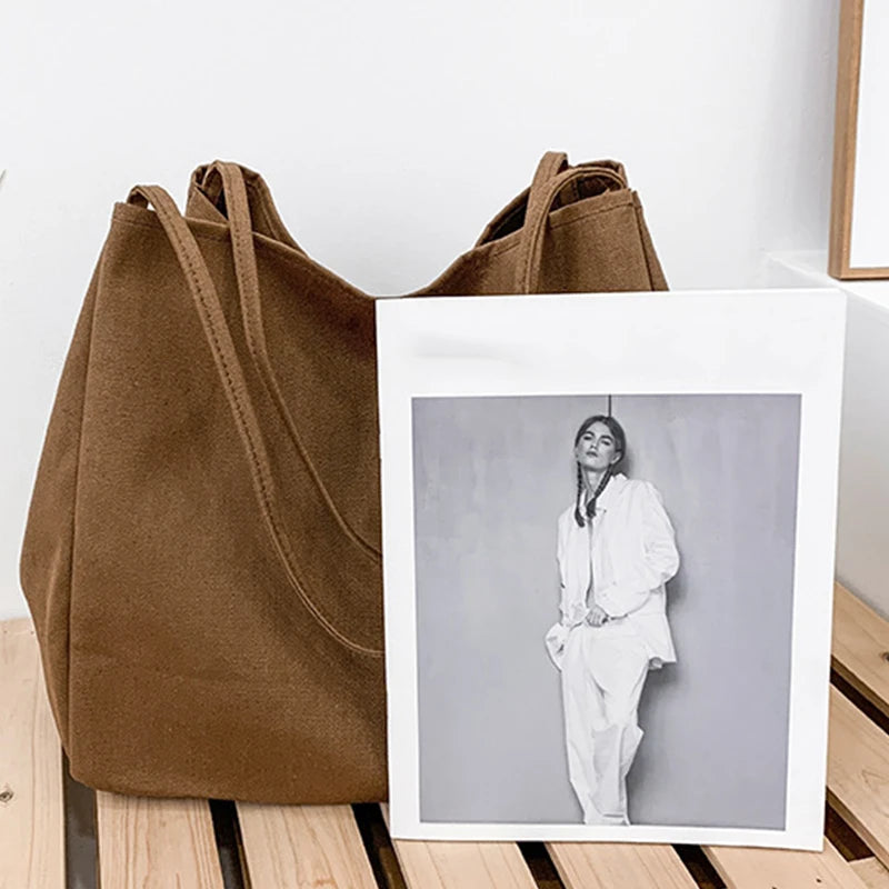 JORJI™ Eco-Friendly Canvas Shopper Tote