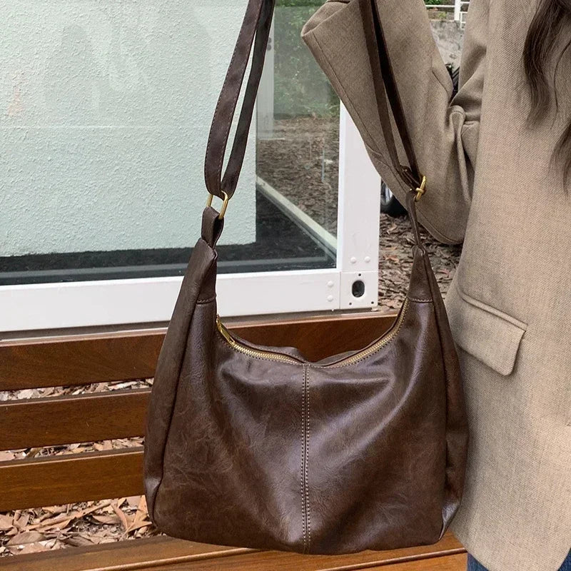 JORJI™ Cowhide Leather Luxury Shoulder Bag