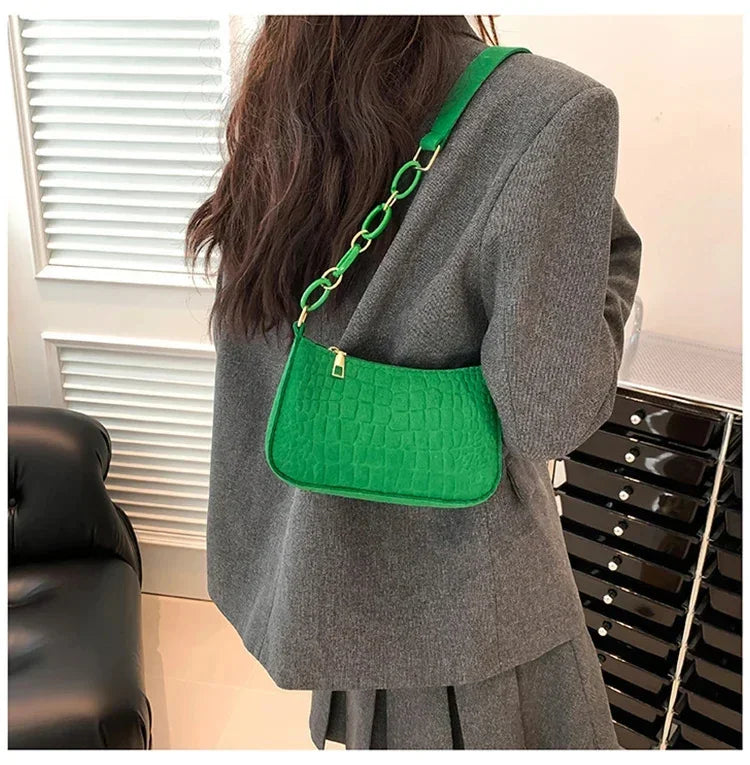 JORJI™ WoolStone Korean Square Shoulder Bag