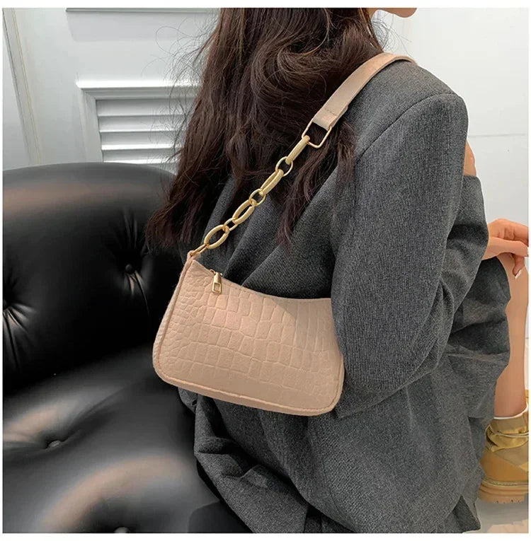 JORJI™ WoolStone Korean Square Shoulder Bag