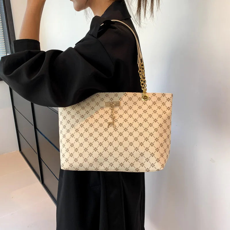 JORJI™ GrandVision Soft Leather Tote Bag