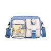 JORJI™ Japanese Style Kawaii Multipocket Transparent Crossbody Bag
