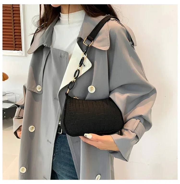 JORJI™ WoolStone Korean Square Shoulder Bag