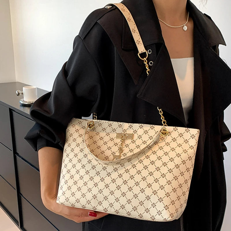 JORJI™ GrandVision Soft Leather Tote Bag
