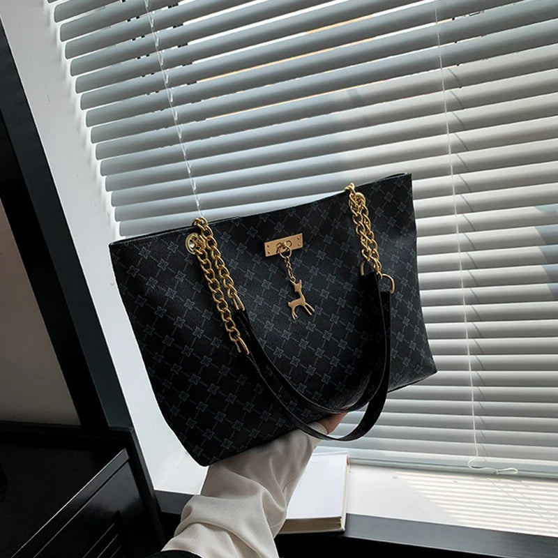 JORJI™ GrandVision Soft Leather Tote Bag