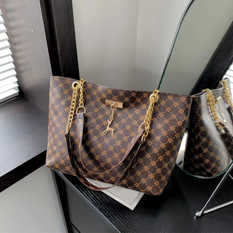 JORJI™ GrandVision Soft Leather Tote Bag