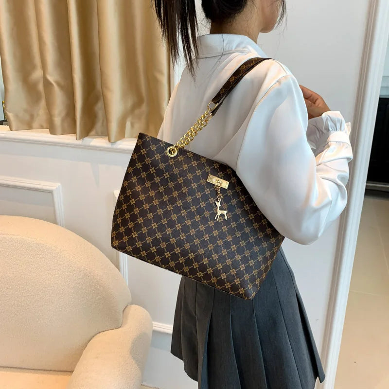 JORJI™ GrandVision Soft Leather Tote Bag