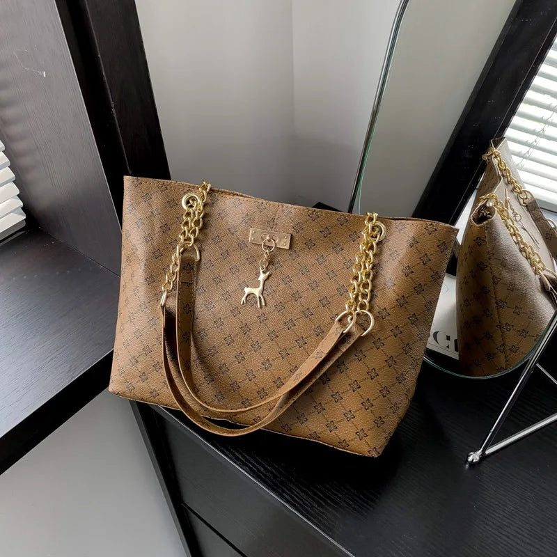 JORJI™ GrandVision Soft Leather Tote Bag