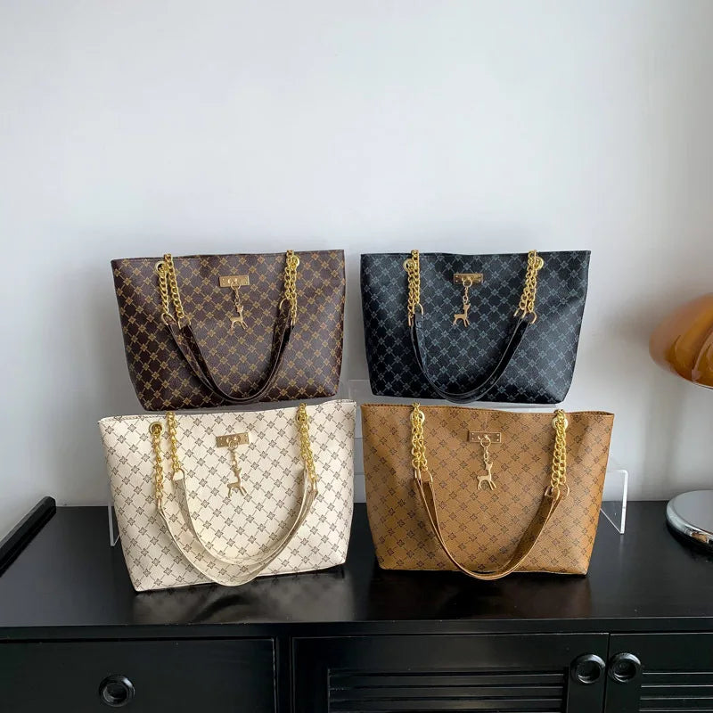 JORJI™ GrandVision Soft Leather Tote Bag