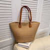 JORJI™ Women's Luxury Straw Woven Beach Tote