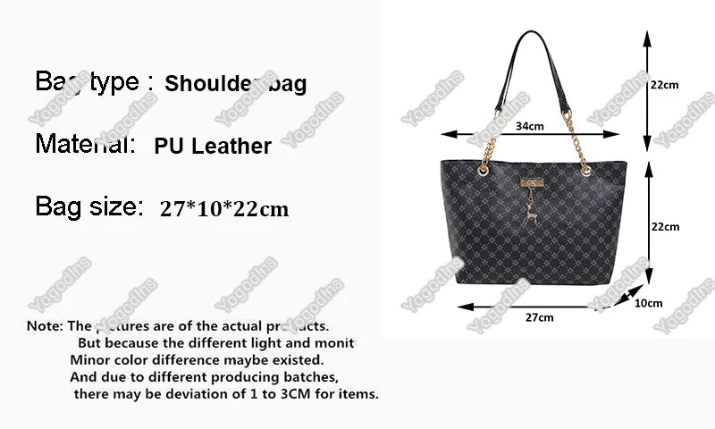 JORJI™ GrandVision Soft Leather Tote Bag
