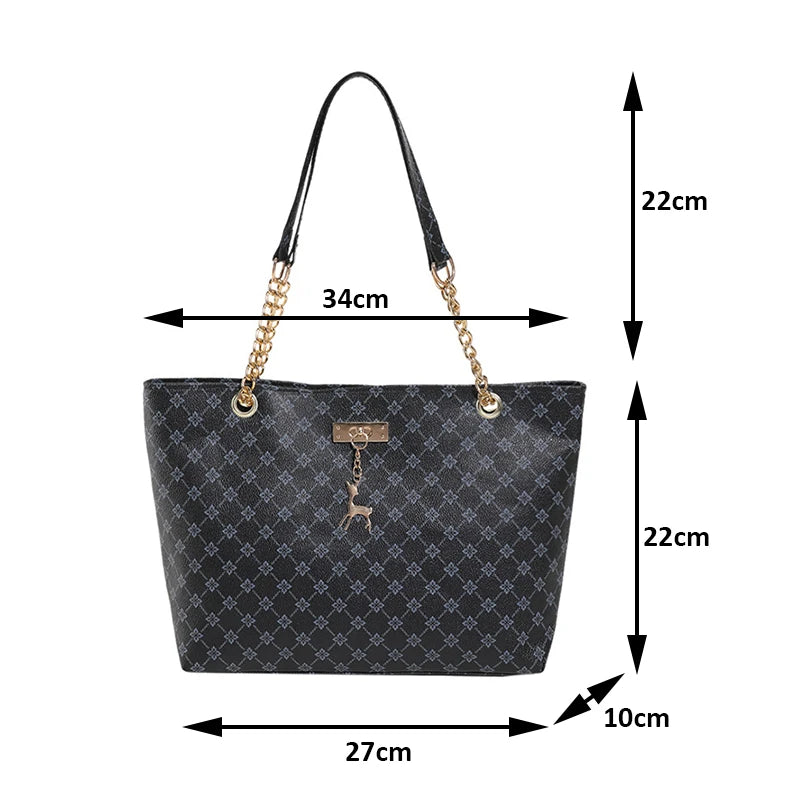 JORJI™ GrandVision Soft Leather Tote Bag